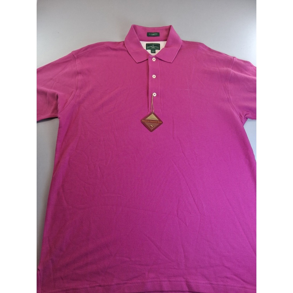 Outer Banks 100% Cotten mens large polo PINK